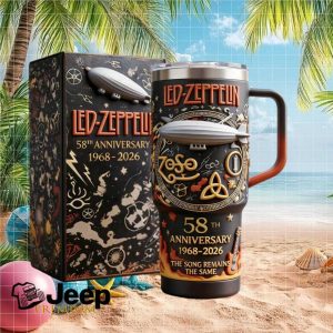 Led Zeppelin 58th Anniversary 1968 2026 The Song Remains Same Stainless Steel Insulated Tumbler