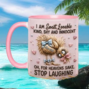 Funny Chicken Lover Gift Sweet Lovable Kind Shy Innocent Custom Name Farm Decor Mug