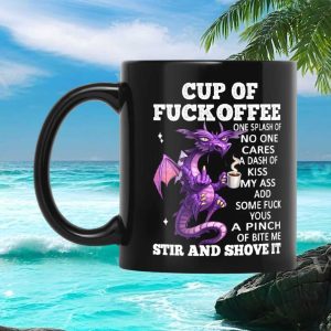 Funny Dragon Ceramic Lover Rude Attitude Sarcastic Quote Ceramic Ceramic Tea Drinkware Mug
