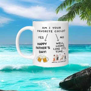 Funny Father's Day Favorite Child Choice Choice Question Humor Birthday Gift Coffee Mug