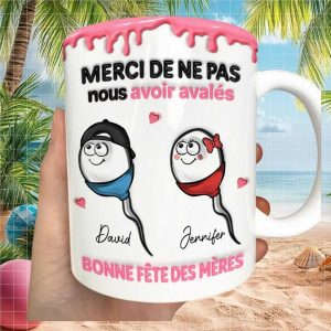Humorous Thank You For Not Swallowing Funny Sperm Characters Mother’s Day Witty Novelty Gift Mug Humorous Thank You For Not Swallowing Funny Sperm Characters Mother’s Day Witty Novelty Gift Mug