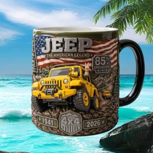 Jeep 85th Anniversary The American Legend 1941 2026 Off Road Adventurer Fan Gift Mug