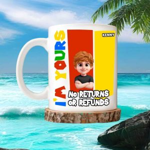 Kenny Funny Personalized Gift No Returns Or Refunds Whimsical Cartoon Character Ceramic Coffee Mug