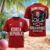 Spain National Soccer Team Skull Winged Fan T Shirt Spain National Soccer Team Skull Winged Fan T Shirt