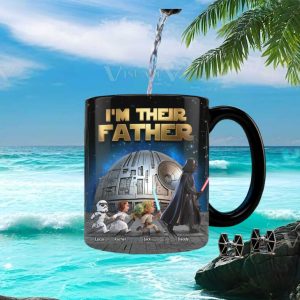Star Wars Father's Day I Am Their Father Personalized Family Character Gift Ceramic Mug