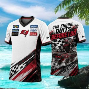 Tampa Bay Buccaneers Racing Engine Quits Before I Do T Shirt