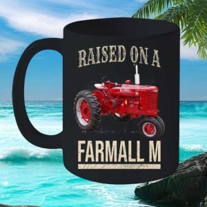 Vintage Farmall M Tractor Agriculture Lover Retro Style Farm Gift Idea Mug