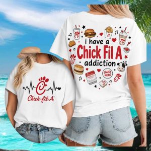 Chick Fil A Chicken Fast Food Heartbeat I Have A Chick Fil A Addiction Vintage Shirt Chick Fil A Chicken Fast Food Heartbeat I Have A Chick Fil A Addiction Vintage Shirt