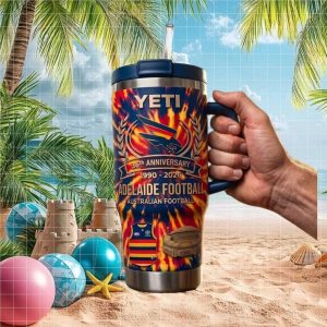 Adelaide Football 36th Anniversary Australian Rules Sports Tumbler Adelaide Football 36th Anniversary Australian Rules Sports Tumbler