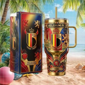 Belgium FC The Golden Generation Triumph And Glory Soccer Tumbler Belgium FC The Golden Generation Triumph And Glory Soccer Tumbler