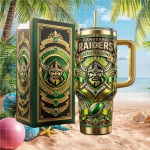 Canberra Raiders Green Machine Viking Legacy Sport Fan Tumbler Canberra Raiders Green Machine Viking Legacy Sport Fan Tumbler
