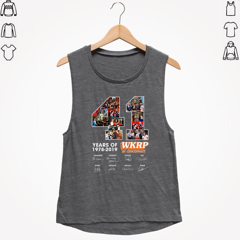 Awesome 41 Years Of WKRP in Cincinnati 1978-2019 Signatures shirt