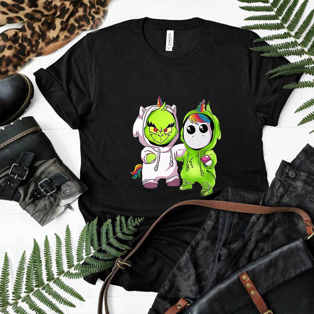 Baby Grinch and Unicorn shirt