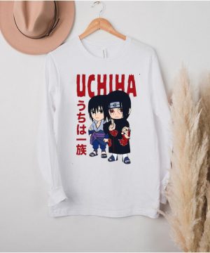 Baju Kaos Anak Naruto Shippuden Chibi Uchiha Pose T shirt
