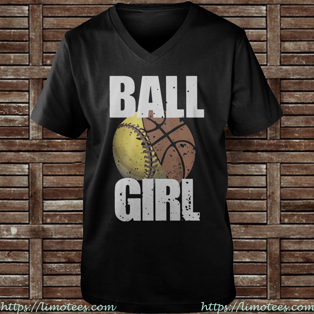 Baseball ball girl shirt 6