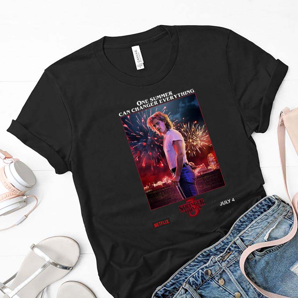 Billy Hargrove Stranger Things 3 one summer can change everything shirt