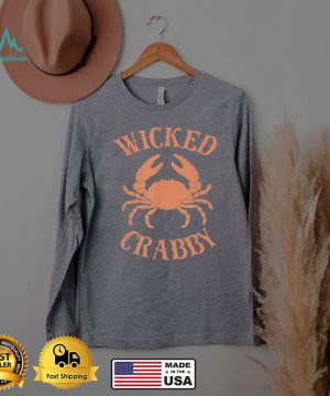Boston Massachusetts Crab Seafood Wicked Crabby shirt