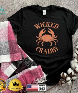 Boston Massachusetts Crab Seafood Wicked Crabby shirt 6