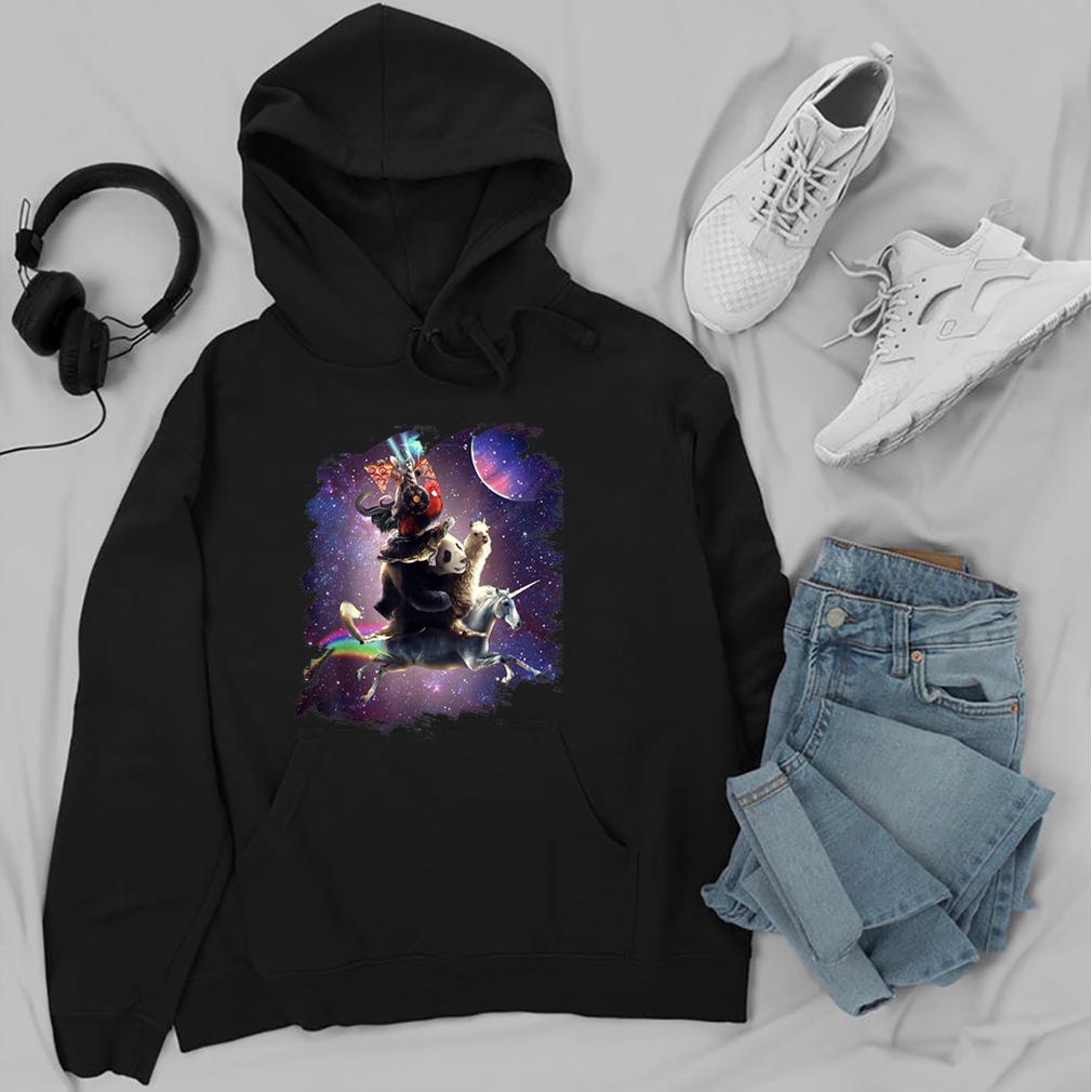 Cat Riding Chicken Turtle Panda Llama Unicorn shirt_compressed