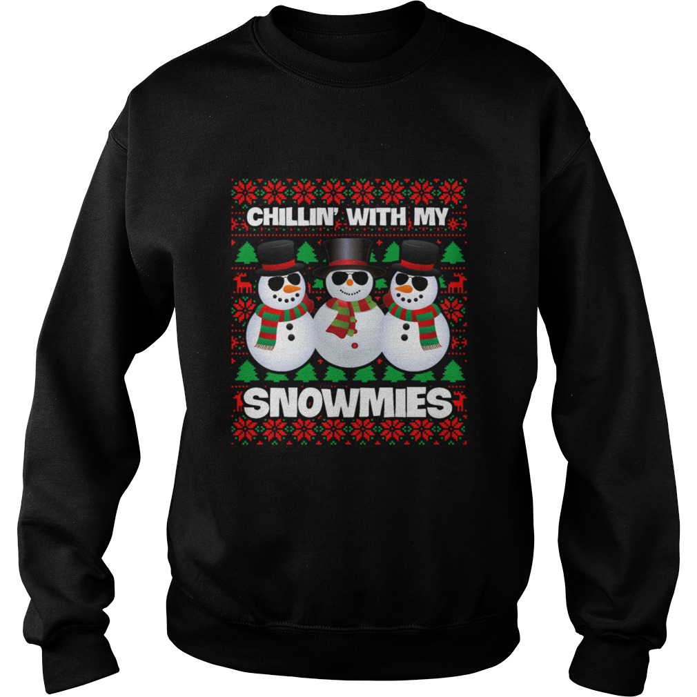 Chillin With My Snowmies Christmas Sweater