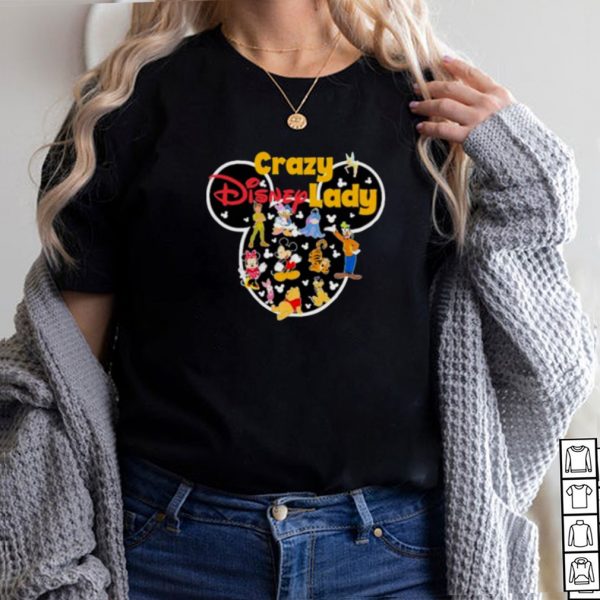 Crazy Lady Disney Mickey Shirt