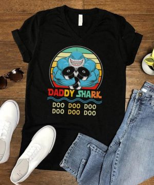 Daddy Shark Gymer Doo Doo Doo Doo Doo Doo Vintage Retro shirt