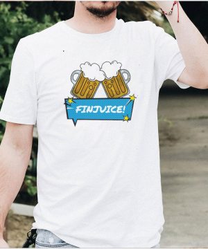 David Finlay finjuice pop beer shirt