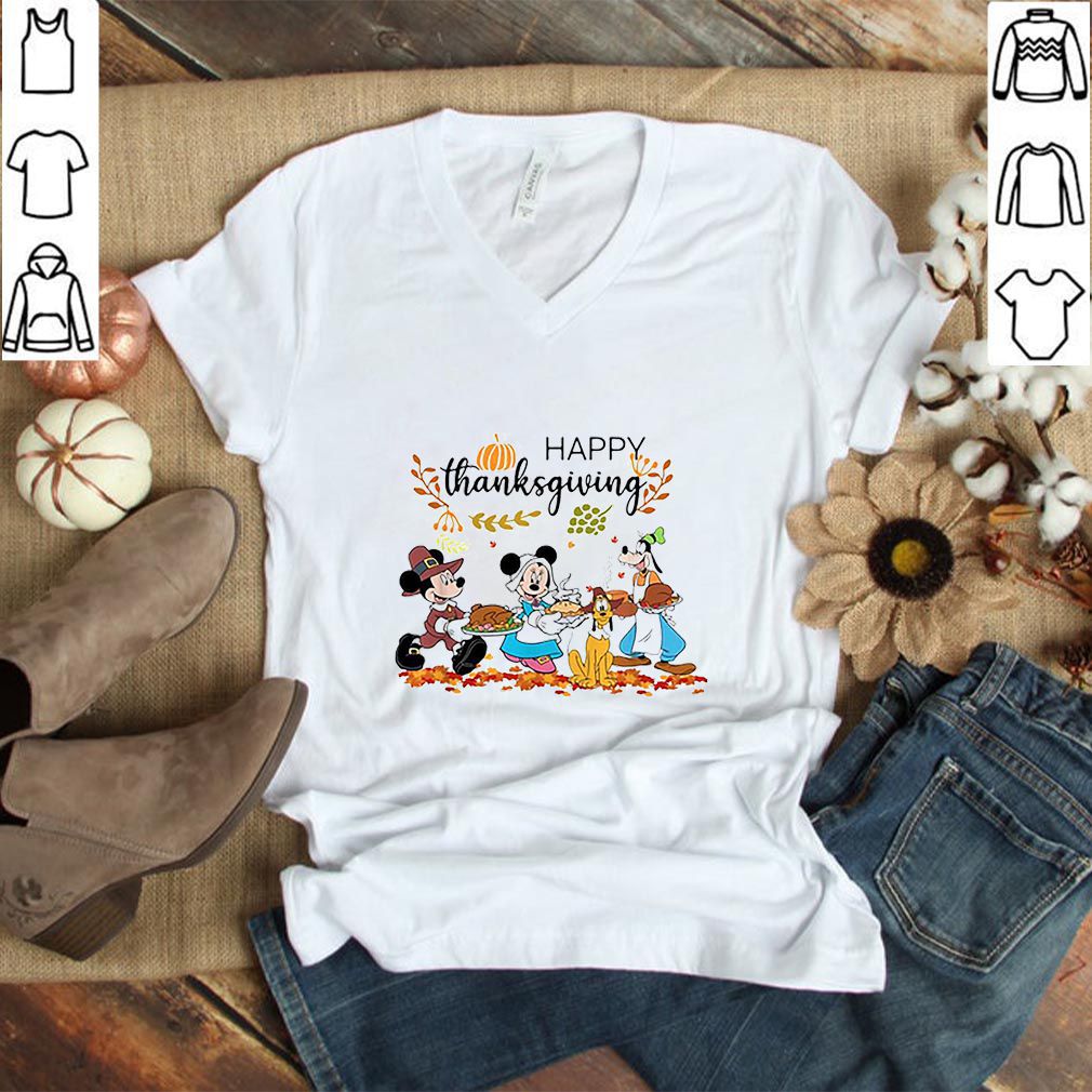 Disney Characters Happy Thanksgiving shirt