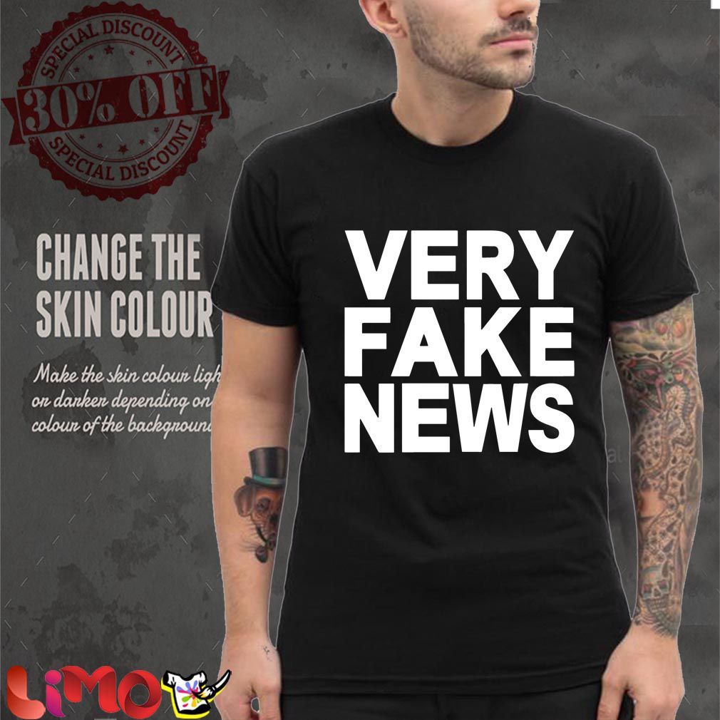 Donald Trump Jr Very Fake News Shirt