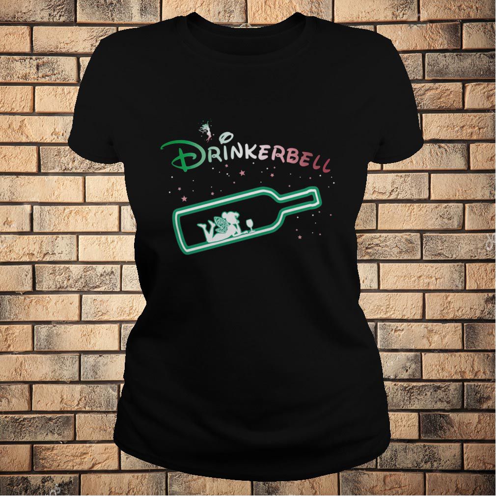 Drinkerbell Funny Drinking Jingle bells Disney Style Gift T-