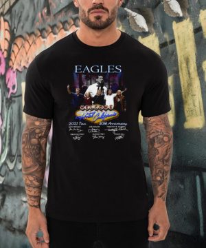 Eagles Welcome To The Hotel California 2021 Tour 50th Anniversary Signature T shirt