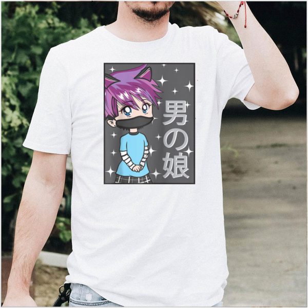 Femboy Japanese Neko Anime Boy Chibi Kawaii Aesthetic shirt