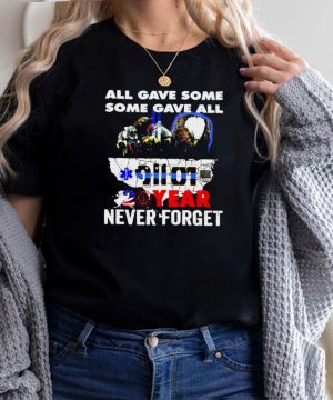 Fire Dept Eagle All Gave Some 9 11 2001 20th Year Never Forget T shirt