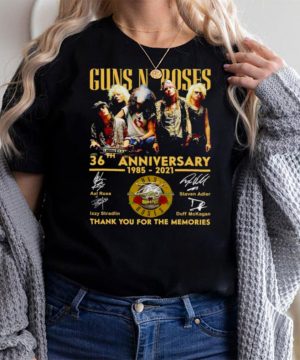 Guns n poses 36th anniversary 1985 2021 thank you for the memories shirt