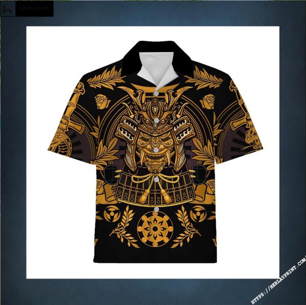 Hawaiin Shirt Samurai Spirit