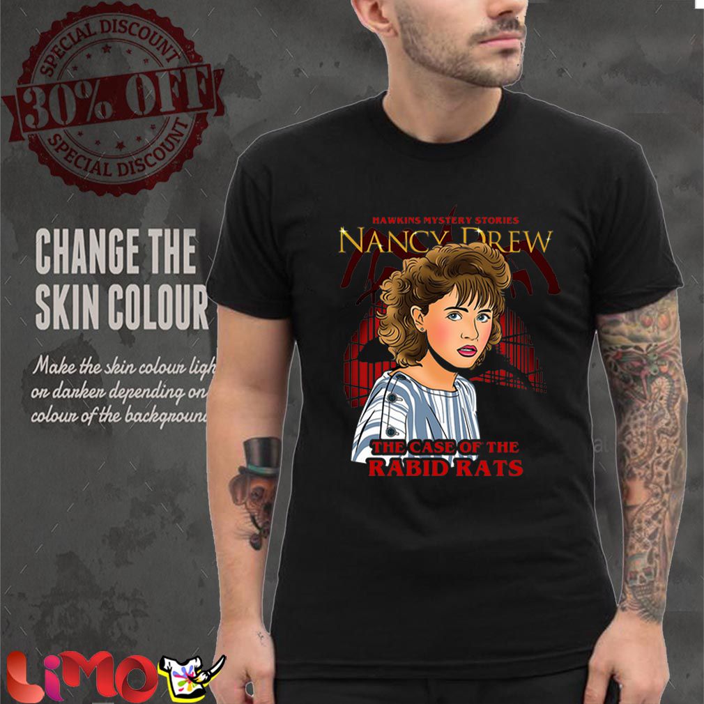 Hawkins Mystery Stories Nancy Drew the case of the Rabid Rats shirt