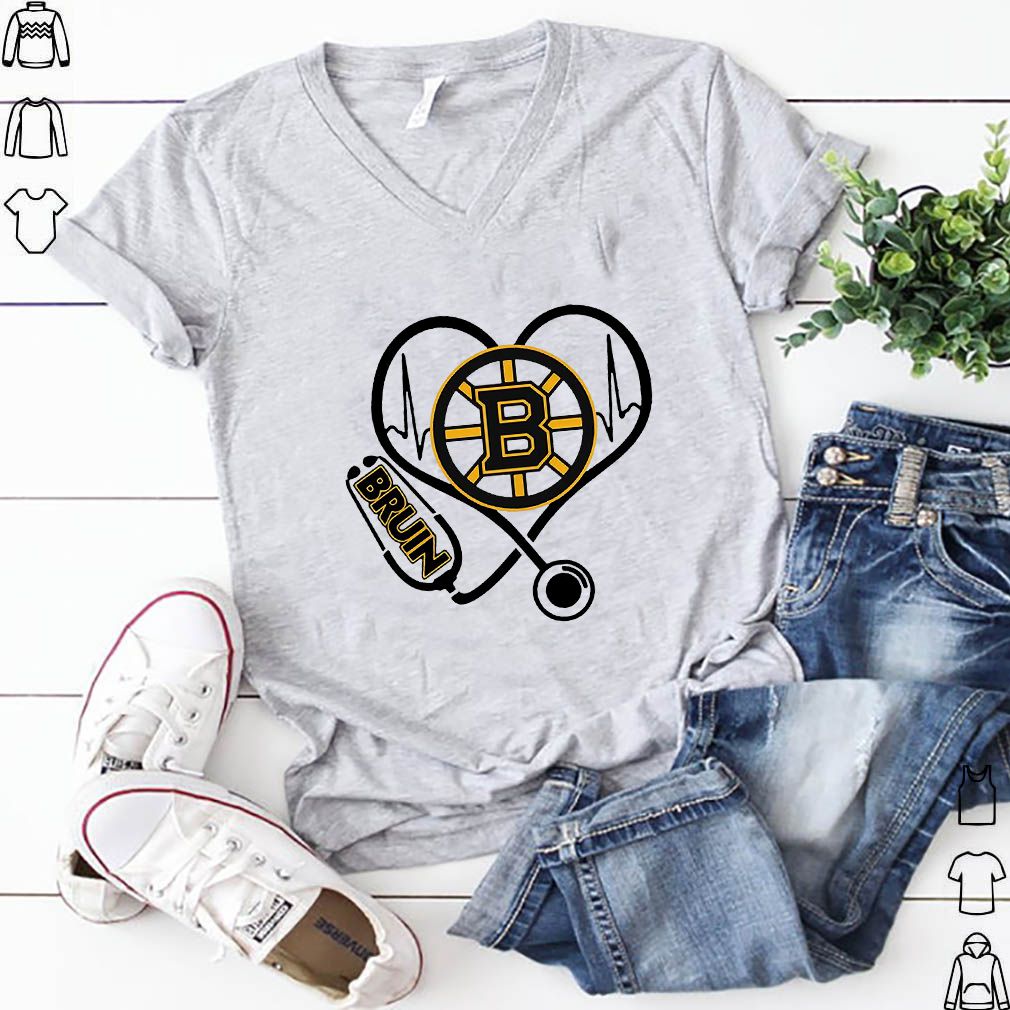 Heartbeat Nurse love Boston Bruins t shirt