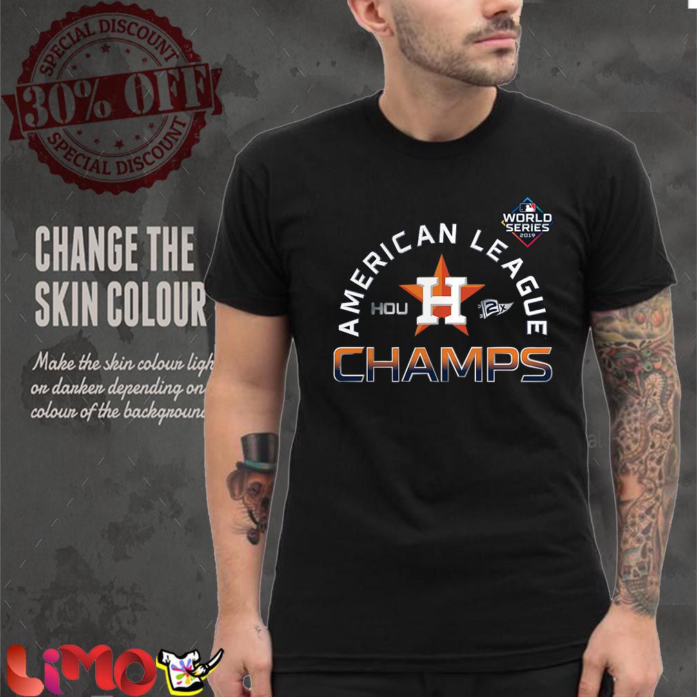 Houston Astros Fanatics Branded 2019 American League Champions Locker Room Shirt
