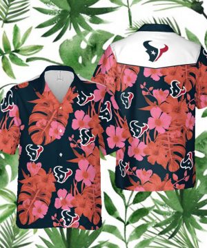 Houston Texans NFL Hawaii Floral Hawaii Shirt Fireball Button Hawaiian Shirt Summer shirt 2