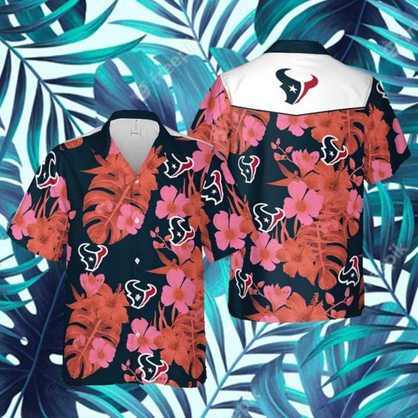 Houston Texans NFL Hawaii Floral Hawaii Shirt