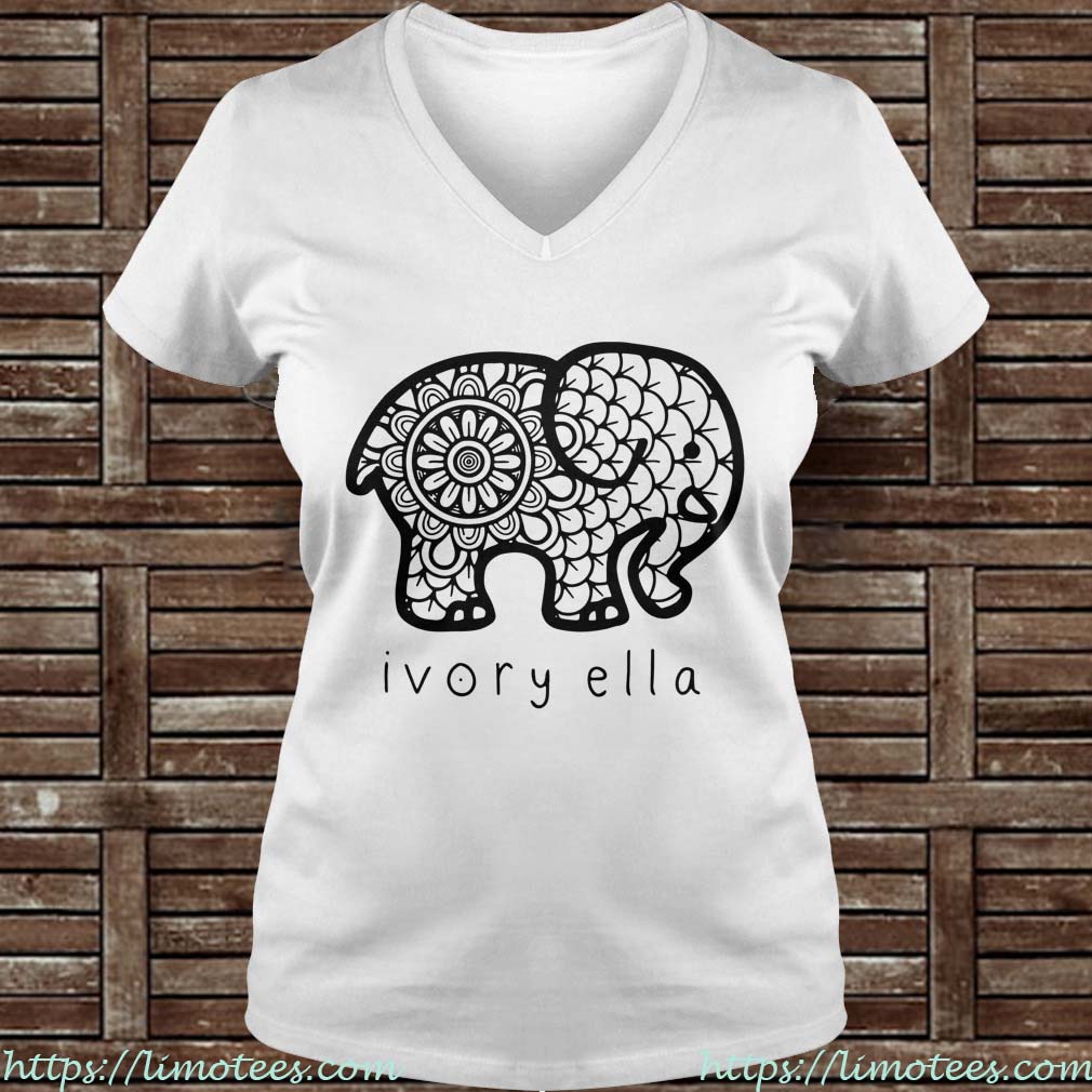 Ivory Ella - Save the Elephants Ladies V-neck