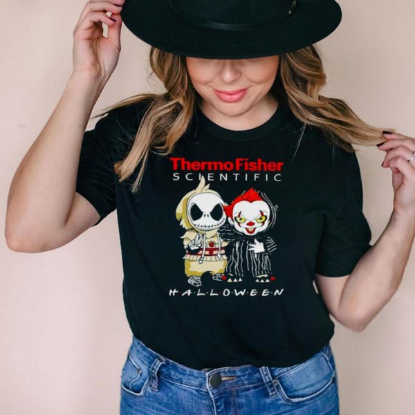 Jack Skellington and Pennywise Thermo Fisher Scientific Halloween shirt