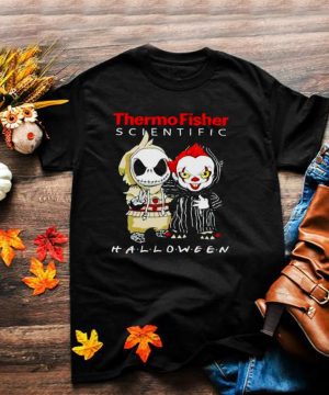 Jack Skellington and Pennywise Thermo Fisher Scientific Halloween shirt
