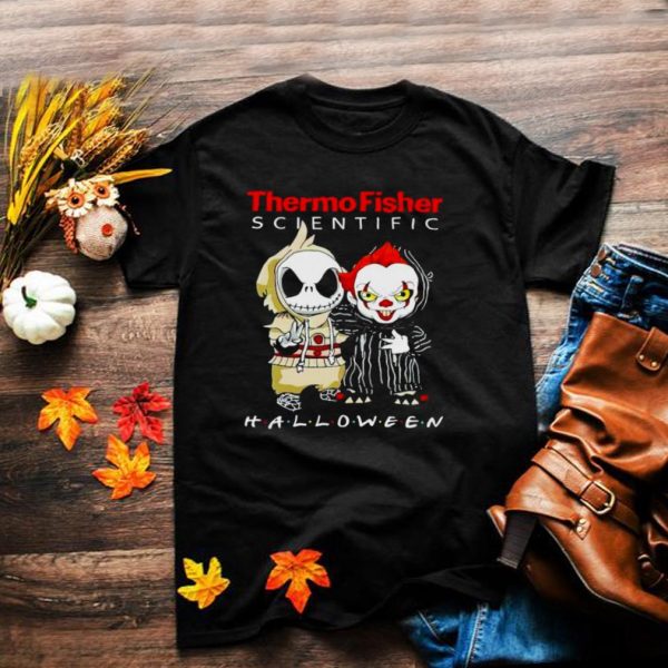 Jack Skellington and Pennywise Thermo Fisher Scientific Halloween shirt