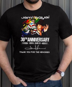 Jamiroquai 30th Anniversary 1991 2021 Thank You For The Memories Signature T shirt