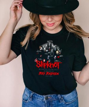 Joey Jordison Slipknot world tour 2021 in memory of Joey Jordison 1975 2021 signature shirt