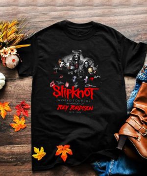 Joey Jordison Slipknot world tour 2021 in memory of Joey Jordison 1975 2021 signature shirt