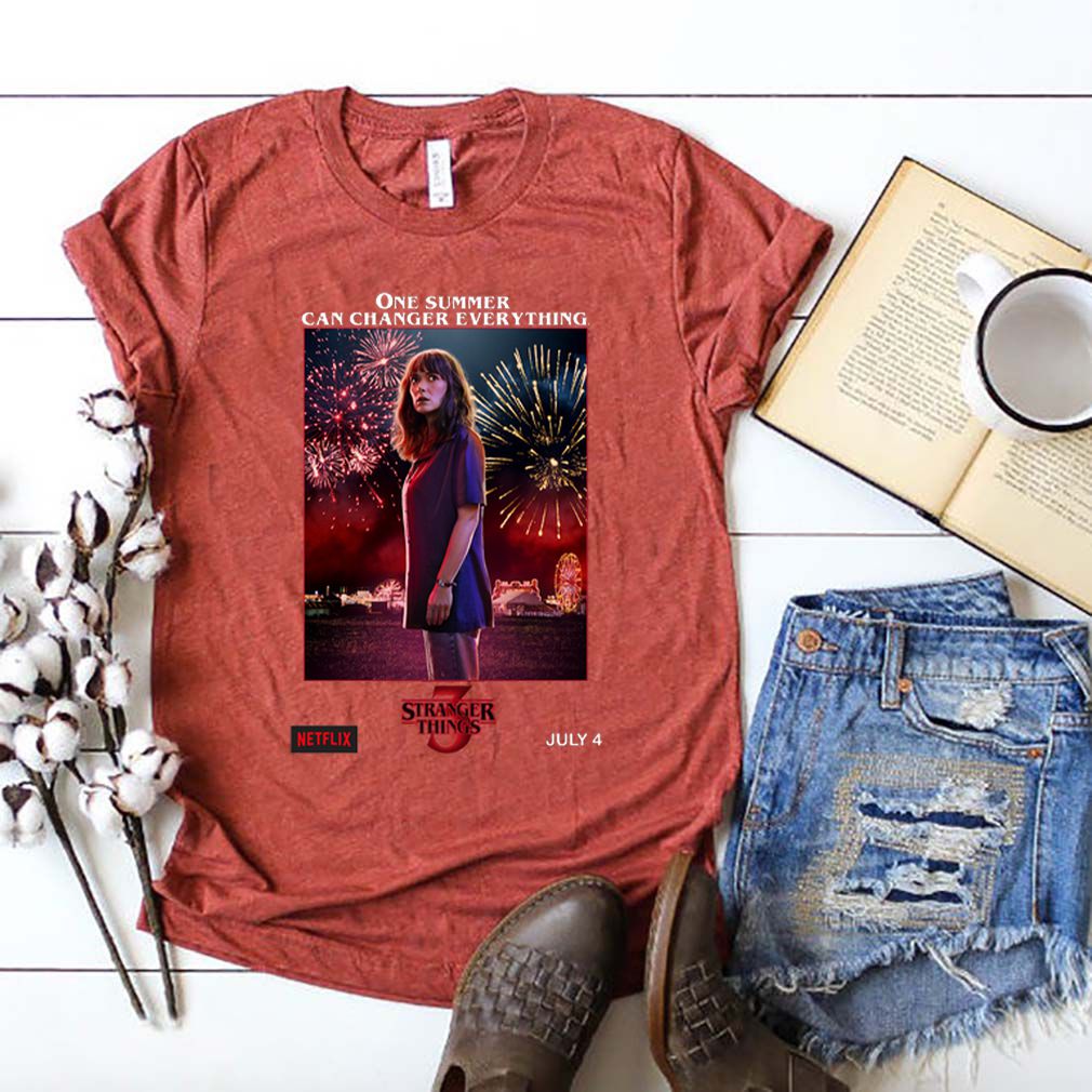 Joyce Byers Stranger Things 3 one summer can change everything shirt