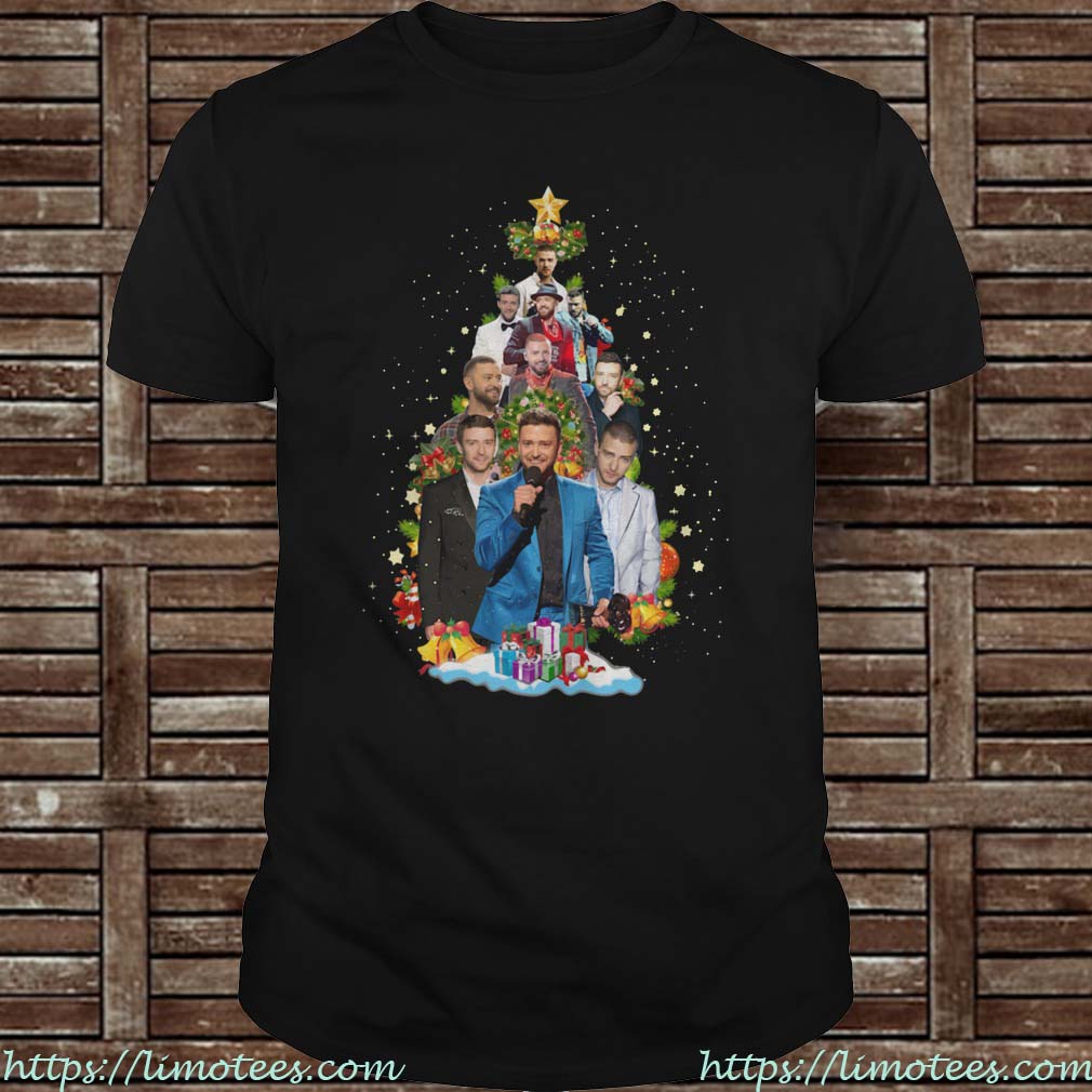 Justin Timberlake Christmas Tree Guys Shirt