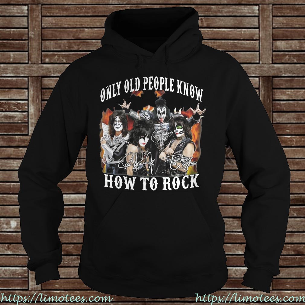 Kiss band only old people know how to rock
